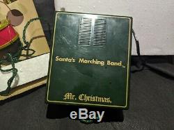 Mr Christmas Santa's Marching Band Mouse Holiday Musical Bell VTG 1992 35 Songs