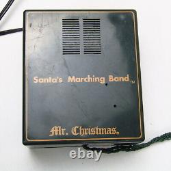 Mr Christmas Santa's Marching Band Musical Bell Choir LED Light 35 Carols Works