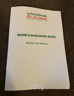 Mr. Christmas Santa's Marching Band Plays 35 Carols VIDEO In DESCRIPTION 1992