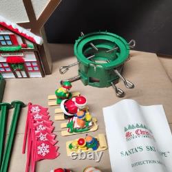 Mr Christmas Santa's Ski Slope 1992 Animated Ski Lift Works Complete Mr Christmas Santa's Ski Slope 1992 Animated Ski Lift Works Complete