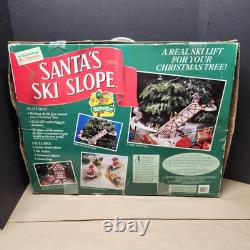 Mr Christmas Santa's Ski Slope 1992 Animated Ski Lift Works Complete Mr Christmas Santa's Ski Slope 1992 Animated Ski Lift Works Complete