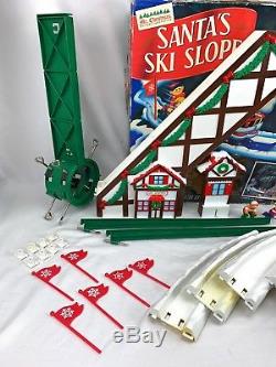 Mr. Christmas Santa's Ski Slope Animated Mechanical Display in Original Box