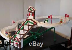Mr. Christmas Santa's Ski Slope Animated Mechanical Display withOriginal Box 1993