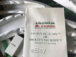 Mr. Christmas Santa's Ski Slope Animated Tree Decoration Complete Works