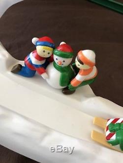 Mr. Christmas Santa's Ski Slope In Original Box 100% Complete 1992 TESTED