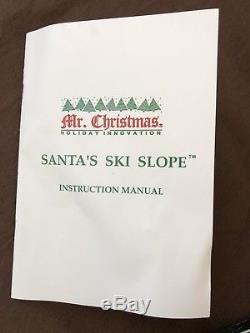 Mr. Christmas Santa's Ski Slope In Original Box 100% Complete 1992 TESTED