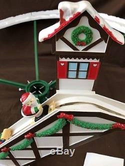 Mr. Christmas Santa's Ski Slope In Original Box 100% Complete 1992 Works TESTED