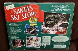 Mr. Christmas Santa's Ski Slope In Original Box 99% Complete 1992 Works