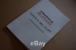 Mr. Christmas Santa's Ski Slope In Original Box 99% Complete 1992 Works Great