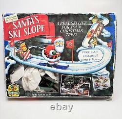 Mr. Christmas Santa's Ski Slope Mechanical Collectibles with Box, Tested / Working