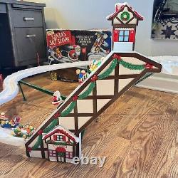 Mr. Christmas Santa's Ski Slope Mechanical Collectibles with Box, Tested / Working