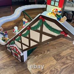 Mr. Christmas Santa's Ski Slope Mechanical Collectibles with Box, Tested / Working