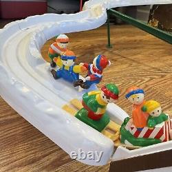 Mr. Christmas Santa's Ski Slope Mechanical Collectibles with Box, Tested / Working