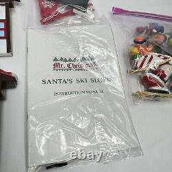 Mr. Christmas Santa's Ski Slope Mechanical Collectibles with Box, Tested / Working