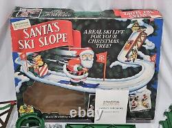 Mr. Christmas Santa's Ski Slope with Box Working