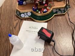 Mr. Christmas. Santa's toy factory. Works great. SEE VIDEO