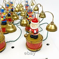Mr Christmas Santas Marching Band Holiday Musical Bell Choir Vintage 1991 in Box