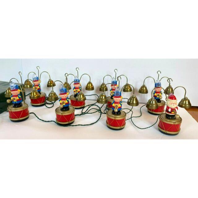 Mr Christmas Santas Marching Band Video! Bells Animated Decoration Music Box