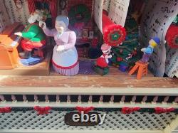 Mr Christmas Santas Musical Workshop In Box Working Lights Motion Music Preowned