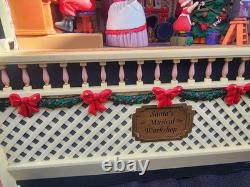 Mr Christmas Santas Musical Workshop In Box Working Lights Motion Music Preowned