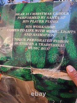 Mr Christmas Santas Musical Workshop In Box Working Lights Motion Music Preowned
