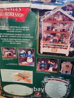 Mr Christmas Santas Musical Workshop In Box Working Lights Motion Music Preowned