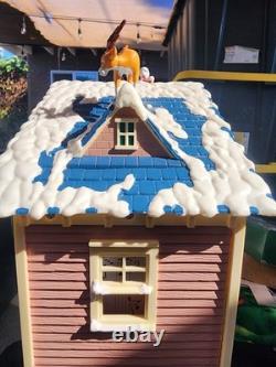 Mr Christmas Santas Musical Workshop In Box Working Lights Motion Music Preowned