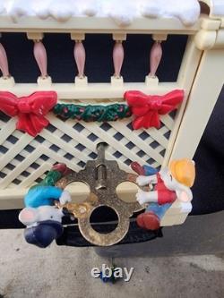 Mr Christmas Santas Musical Workshop In Box Working Lights Motion Music Preowned