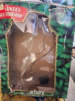 Mr Christmas Santas Musical Workshop In Box Working Lights Motion Music Preowned
