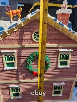 Mr Christmas Santas Musical Workshop In Box Working Lights Motion Music Preowned