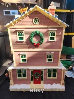 Mr Christmas Santas Musical Workshop In Box Working Lights Motion Music Preowned