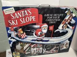 Mr Christmas Santas Ski Slope Animated Tree Ski Lift Complete Never Out of Box
