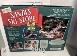 Mr Christmas Santas Ski Slope Animated Tree Ski Lift Complete Never Out of Box