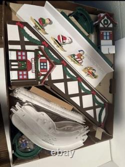 Mr Christmas Santas Ski Slope Animated Tree Ski Lift Complete Never Out of Box