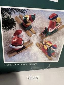 Mr Christmas Santas Ski Slope Animated Tree Ski Lift Complete Never Out of Box