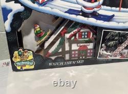 Mr Christmas Santas Ski Slope Animated Tree Ski Lift Complete Never Out of Box