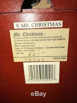 Mr. Christmas Symphonium Music & Clock with Ten Disc