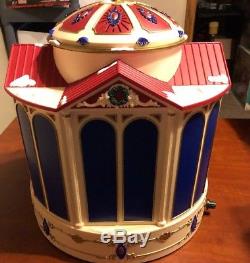 Mr Christmas The Nutcracker Suite Animated Music Box Carousel 1999 RETIRED Works