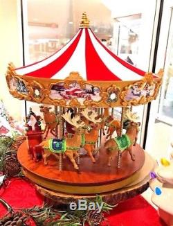 Mr. Christmas Very Merry Carousel BRAND NEW MINT IN BOX k1
