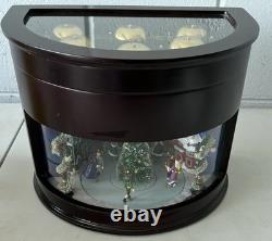 Mr. Christmas Victorian Ice Skaters Animated Music Box