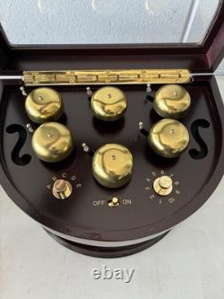 Mr. Christmas Victorian Ice Skaters Animated Music Box