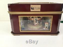 Mr. Christmas Village Square 2003 Holiday Symphonium Music Box Carousel 16 Disks