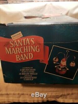 Mr. Christmas Vintage Santa's Marching Band Musical Holiday Display