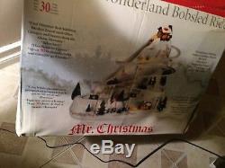 Mr. Christmas Winter Wonderland Animated Bobsled Ride Awesome addition
