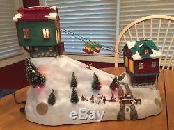 Mr Christmas Winter Wonderland Cable Cars Animated Musical 36701