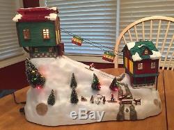 Mr Christmas Winter Wonderland Cable Cars Animated Musical 36701