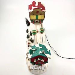 Mr Christmas Winter Wonderland Cable Cars Music Motion Original Box Works