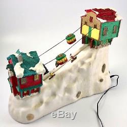 Mr Christmas Winter Wonderland Cable Cars Music Motion Original Box Works