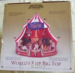 Mr. Christmas World's Fair Big Top Lights Sound Motion 50 Tune Musical Mib