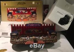 Mr Christmas World's Fair Bump and Go Gold Label Animated Lights Musical WORKS